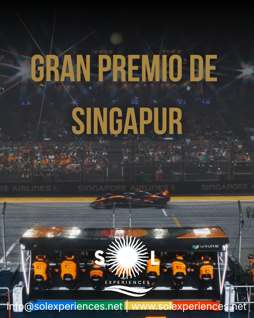 Gran Premio Singapur FORMULA 1 SINGAPORE AIRLINES SINGAPORE GRAND PRIX 2026