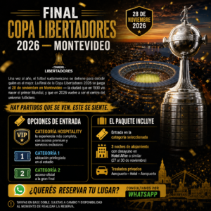 Final Copa Libertadores 2026 Montevideo