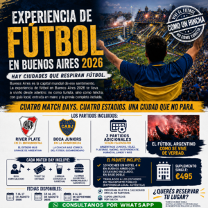 Experiencia de futbol en buenos aires