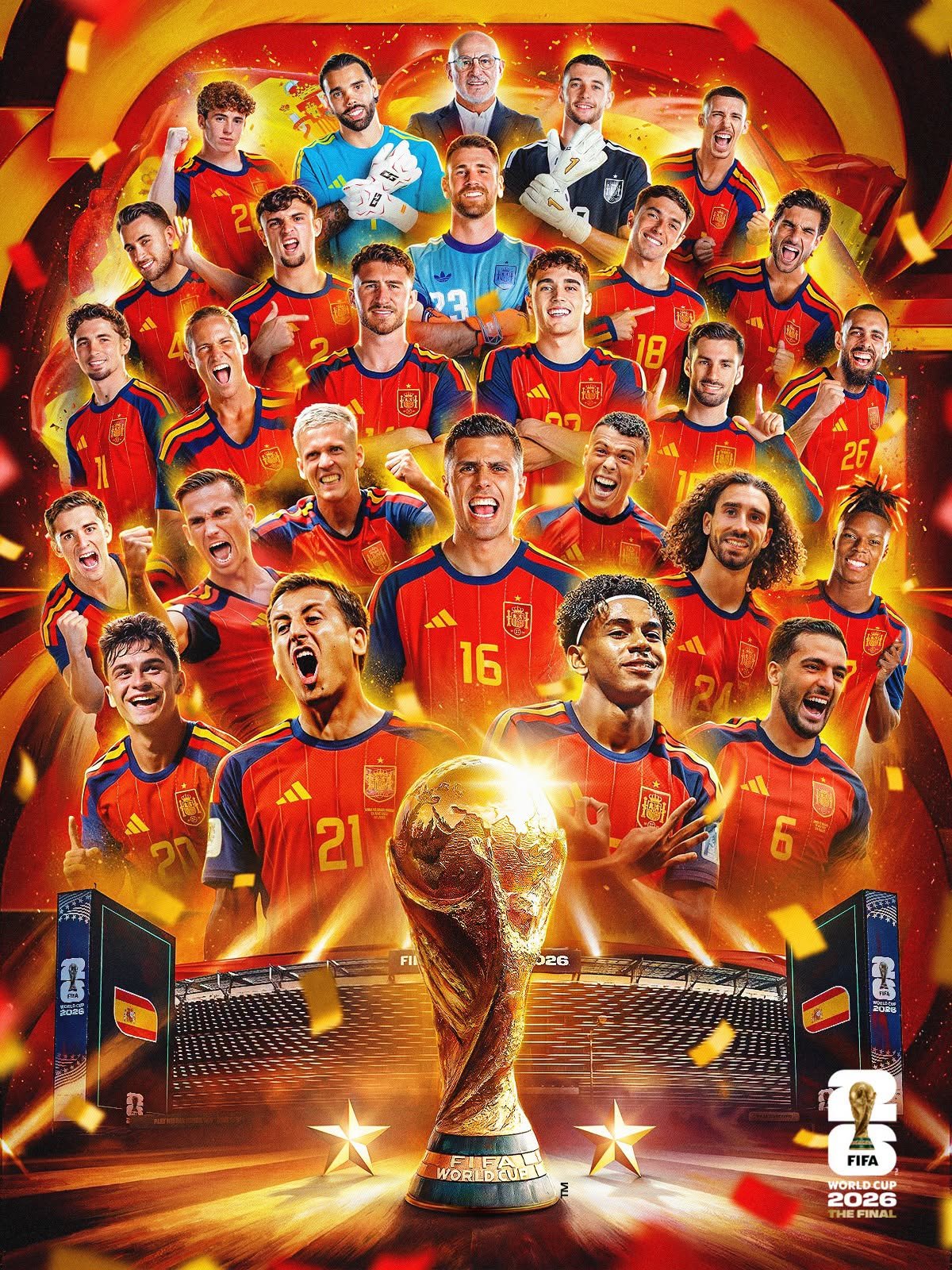 España Campeón Fifa World Cup 2026